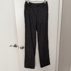 Adam Lippes Charcoal Wool Trousers